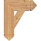 Ekena Millwork Traditional Arts & Crafts Smooth Bracket, Western Red Cedar, 5 1/2"W x 18"D x 22"H BKT06X18X22TRA03SWR - alternate 2